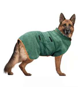 Dog Bathrobe Pet Wearable Towel Microfiber Pet Drying Robes