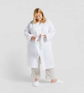 Soft cotton bathrobe for bathroom