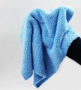 Coral velvet plush cleaning towel