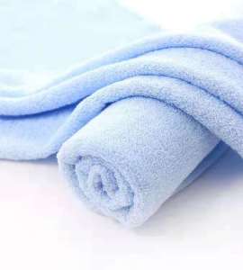 Bamboo fiber square towel