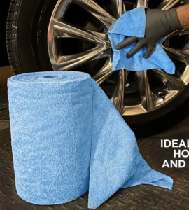 Microfiber towel by rolls